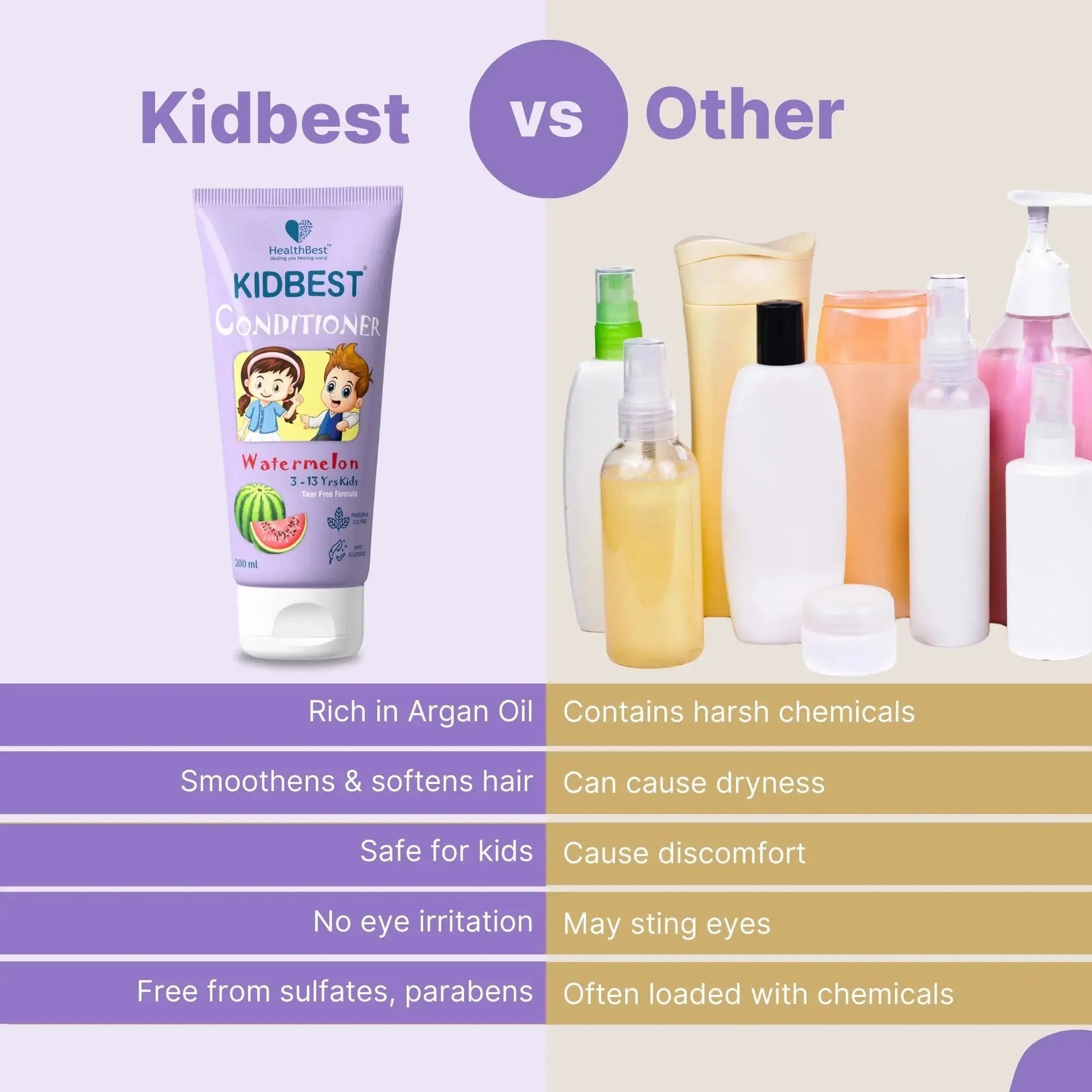 healthbest kids smooth hair conditioner