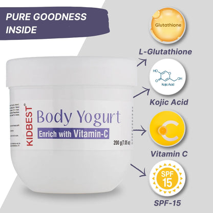 healthbest kids spf 15 body yogurt