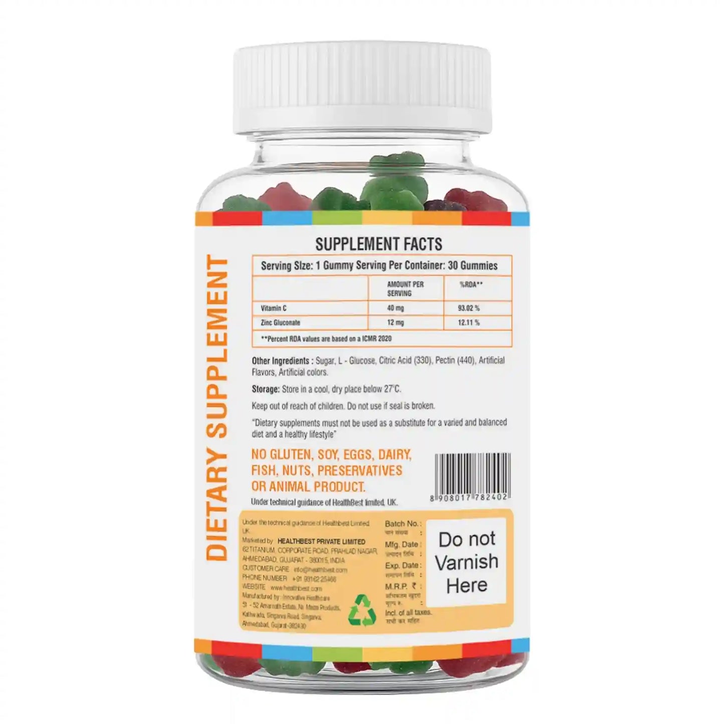 healthbest kids vitamin c gummies