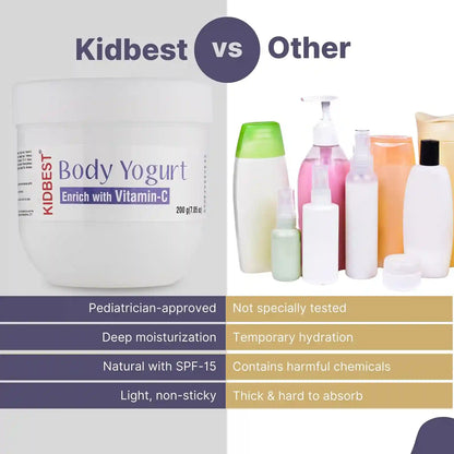 healthbest kids skin moisturizer body yogurt