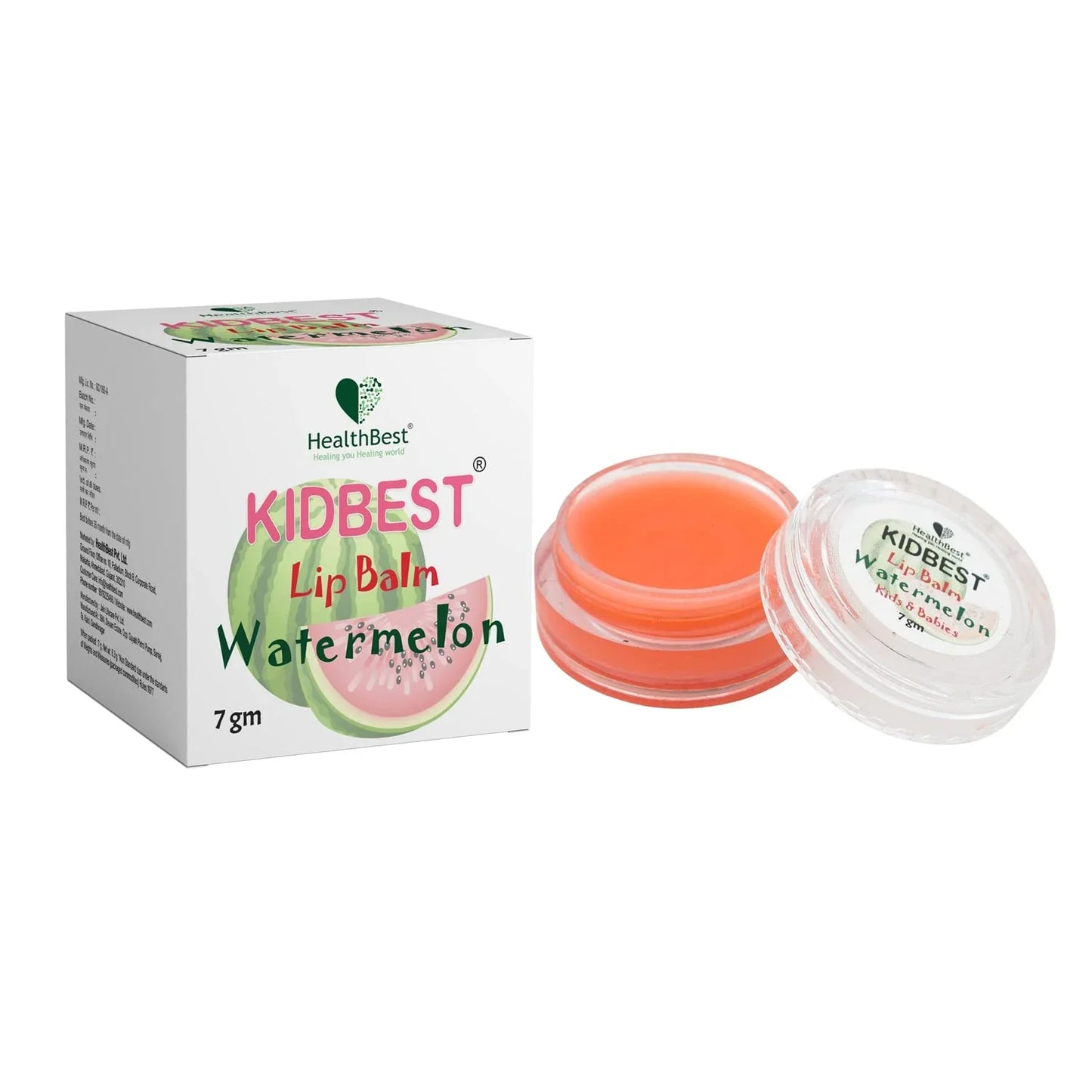 healthbest kids watermelon lip balm