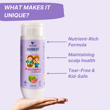 healthbest kids tear free hair shampoo