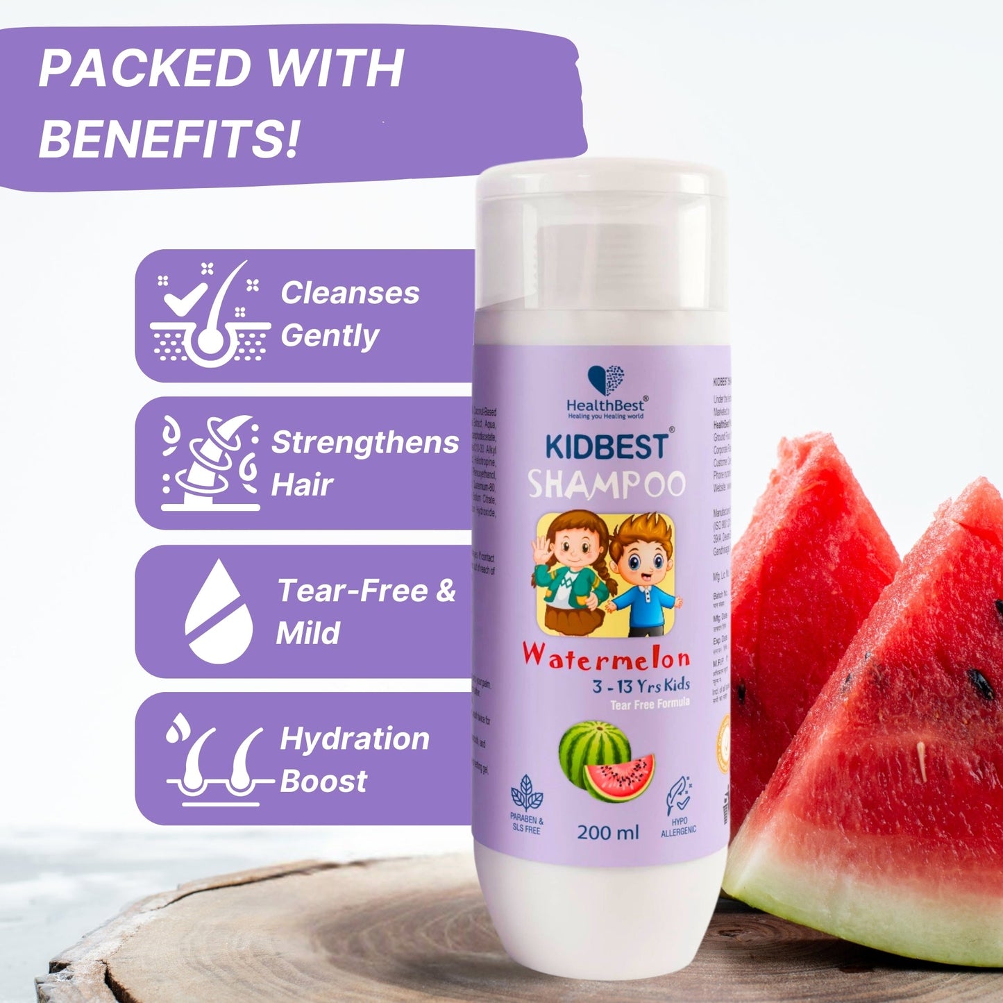 healthbest kids smooth hair shampoo