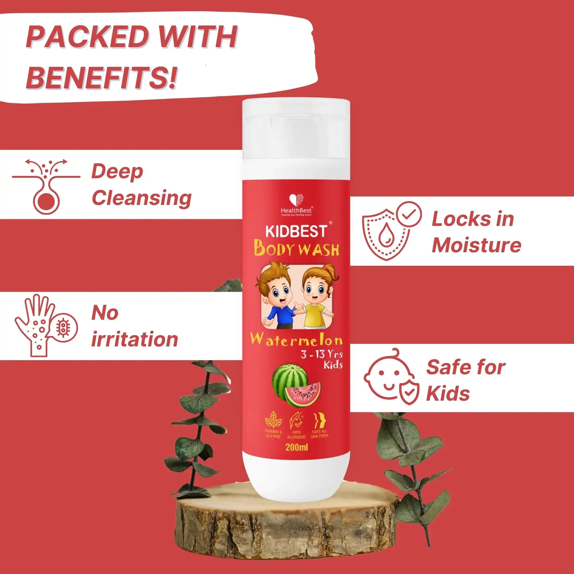 healthbest kids moisture body wash
