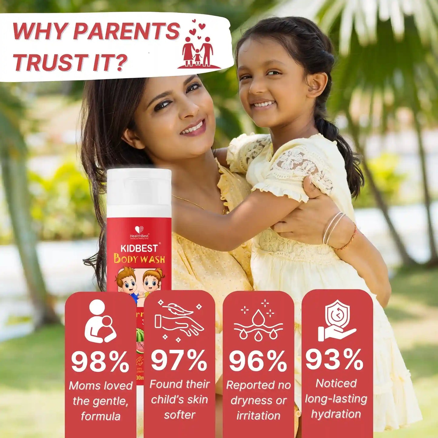healthbest kids soft skin body wash