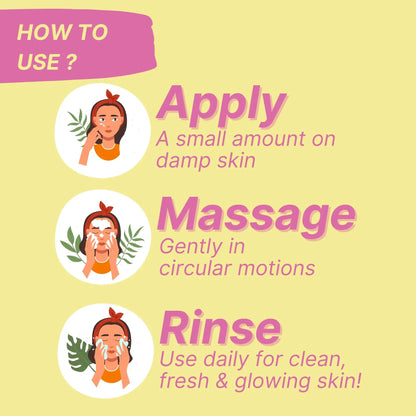 healthbest how to use kids face wash