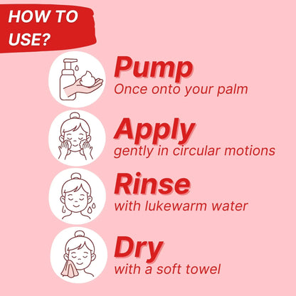 healthbest how to use kids foaming face wash