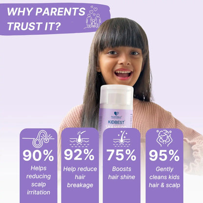 healthbest kids reduce hair shampoo