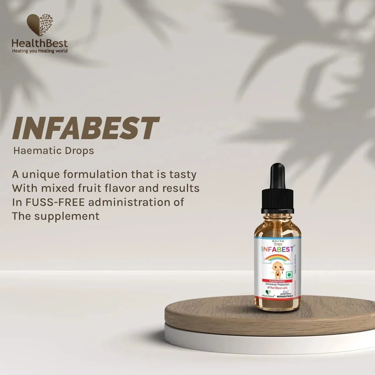 healthbest fruit flavor iron drops for toddlers