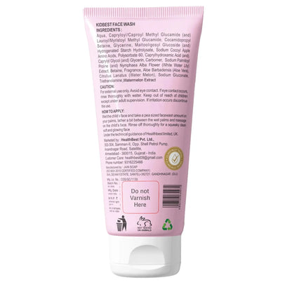 healthbest kids watermelon face wash