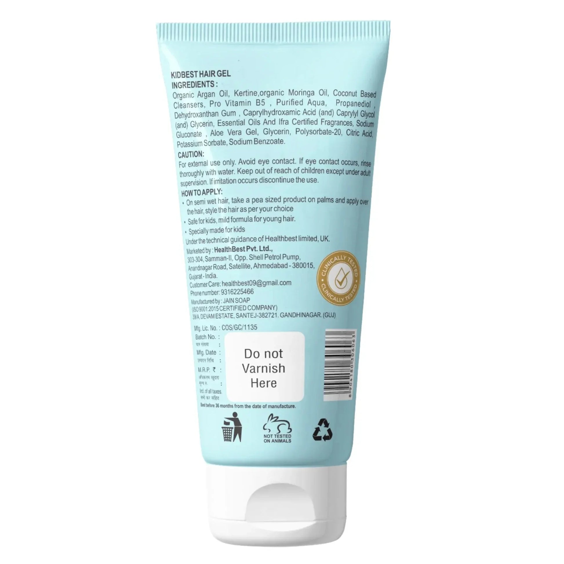 healthbest kids hair gel