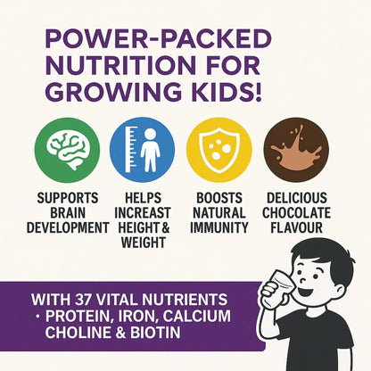 healthbest kids boost natural immunity protein powder