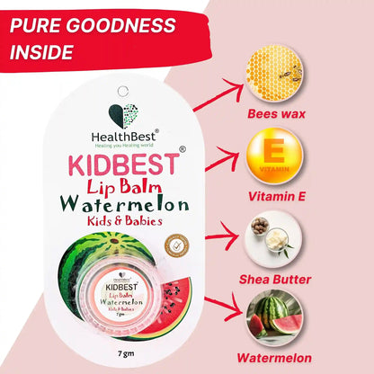 healthbest kids lip balm with bees wax